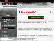 Tablet Screenshot of dontshootx.wordpress.com