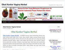 Tablet Screenshot of obatkankervaginaherbalblog.wordpress.com