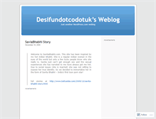 Tablet Screenshot of desifundotcodotuk.wordpress.com