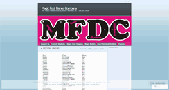 Desktop Screenshot of magicfeet.wordpress.com