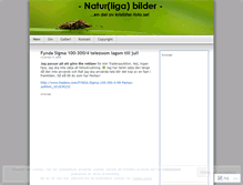 Tablet Screenshot of naturligabilder.wordpress.com