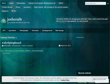 Tablet Screenshot of joshcraib.wordpress.com