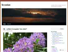 Tablet Screenshot of besonian.wordpress.com