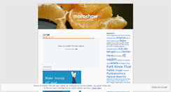 Desktop Screenshot of moroshow.wordpress.com