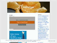 Tablet Screenshot of moroshow.wordpress.com