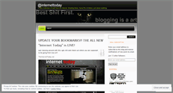 Desktop Screenshot of internettoday.wordpress.com