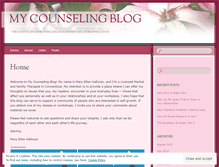Tablet Screenshot of mycounselingblog.wordpress.com