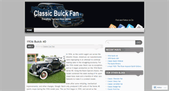 Desktop Screenshot of classicbuickfan.wordpress.com