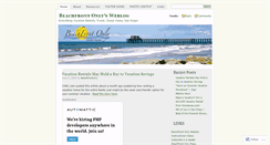 Desktop Screenshot of beachfrontonly.wordpress.com