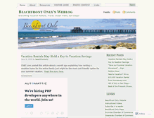 Tablet Screenshot of beachfrontonly.wordpress.com
