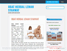 Tablet Screenshot of obatherballemahsyahwatt.wordpress.com