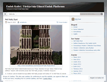 Tablet Screenshot of emlakkulisi.wordpress.com
