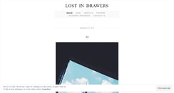 Desktop Screenshot of lostindrawers.wordpress.com