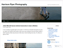 Tablet Screenshot of harrisonpiperphotography.wordpress.com