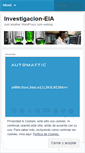 Mobile Screenshot of investigacioneia.wordpress.com