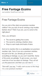 Mobile Screenshot of freefantageecoins.wordpress.com