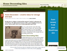 Tablet Screenshot of homedecoratingidea.wordpress.com