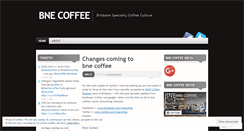 Desktop Screenshot of bnecoffee.wordpress.com