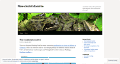 Desktop Screenshot of newcleckitdominie.wordpress.com