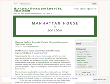 Tablet Screenshot of manhattanhouse.wordpress.com