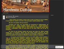 Tablet Screenshot of manifestociclista.wordpress.com