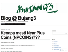 Tablet Screenshot of bujang3.wordpress.com