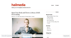 Desktop Screenshot of hailmedia.wordpress.com