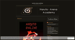 Desktop Screenshot of narutoarenaacademy.wordpress.com