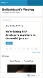 Mobile Screenshot of belfastdavid.wordpress.com