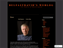 Tablet Screenshot of belfastdavid.wordpress.com