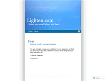 Tablet Screenshot of lightencom.wordpress.com