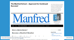 Desktop Screenshot of manfredschool.wordpress.com
