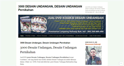 Desktop Screenshot of 3000desainundangandesainundanganpernikahan.wordpress.com