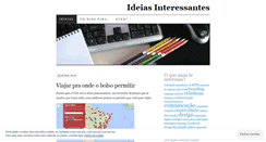 Desktop Screenshot of ideiasinteressantes.wordpress.com