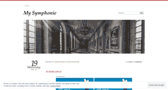 Desktop Screenshot of mysymphonie.wordpress.com