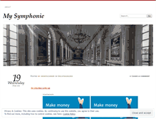 Tablet Screenshot of mysymphonie.wordpress.com
