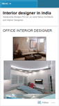 Mobile Screenshot of interiordesignerinindia.wordpress.com