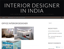 Tablet Screenshot of interiordesignerinindia.wordpress.com