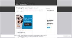 Desktop Screenshot of adamkwhite.wordpress.com