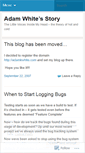Mobile Screenshot of adamkwhite.wordpress.com
