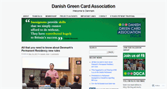 Desktop Screenshot of danishgreencard.wordpress.com