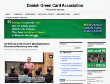 Tablet Screenshot of danishgreencard.wordpress.com