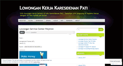 Desktop Screenshot of lokerkp.wordpress.com