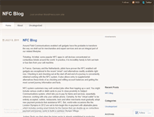 Tablet Screenshot of nfcblog75.wordpress.com