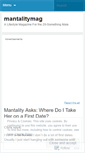 Mobile Screenshot of mantalitymag.wordpress.com