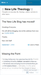 Mobile Screenshot of nldtheology.wordpress.com