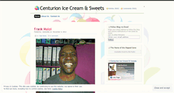 Desktop Screenshot of icecreamsweets.wordpress.com