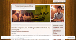 Desktop Screenshot of firziecakranegara.wordpress.com