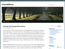 Tablet Screenshot of chantalthorn.wordpress.com