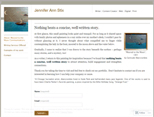 Tablet Screenshot of jenniferannstix.wordpress.com